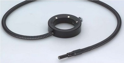 Schott Lichtleiter-Ringlicht 6-Punkt PURAVIS, 66mm Innen-Durchmesser, flexibler Arm 900mm, mit Fixierschraube. Rabattiert.
