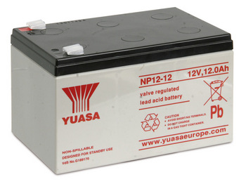 Bleiakku Yuasa 12V / 12,0 Ah wartungsfrei