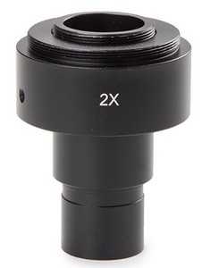 Euromex SLR Photo adapter 2x (ohne T2-ring), for trino and standard 23.2 mm ocular tube. Fr groe Okulartuben wird Adapterring (DC.1330/5) bentigt.