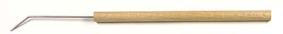 Pr�pariernadel Chromnickelstahl rostfrei, gebogen, Holzgriff