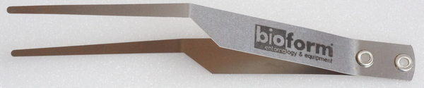 Federstahlpinzette Spitze fein & lang, V2A-Federstahl rostfrei, 100mm 1 Stück/pcs.