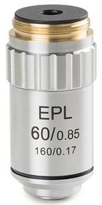 Euromex E-Plan EPL S60x/0.85 Objektive. Arbeitsabstand 0.20mm.