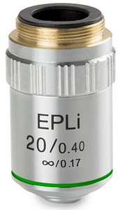 Euromex E-Plan EPLi 20x/0,25 IOS Objektiv. Arbeitsabstand 2.61mm.