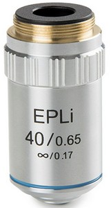 Euromex E-Plan EPLi S40x/0,65 IOS Objektiv. Arbeitsabstand 0.78mm.