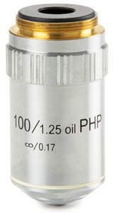 Euromex E-Plan Phasen EPLPHi S100x/1,25 IOS Ölimmersionobjektiv. Arbeitsabstand 0,36mm.