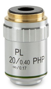 Euromex E-Plan Phasen EPLPHi 20x/0,40 IOS Objektiv. Arbeitsabstand 8,80mm.