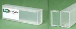 Objektträger-Versandbox aus PE klar, für 5 Objekträger, 8x3x1,5cm