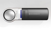 Eschenbach Mobilux LED Taschenleuchtlupe, 12,5x mit PXM Leichtlinse, 35mm, inklusive Batterien (AAA) und Etui.