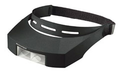 Eschenbach Kopflupe labo-comfort 1,7x, PXM-Leichtlinse, binokular, Arbeitsabstand 400mm, mit oder ohne Brille verwendbar