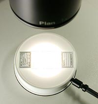 Schott Durchlichttisch DL 84mm für flexible Kaltlichtleiter bis Ø5mm 122.150.