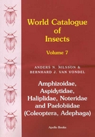 Nilsson AN & van Vondel BJ 2005: World Catalogue of Insects Vol. 7: Amphizoidae, Aspidytidae, Halipidae, Noteridae and Paelobiidae (Adephaga).