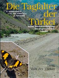 Hesselbarth, van Oorschot & Wagner 1995: Die Tagfalter der Trkei. 2 Textbnde mit 1354 S. mit 36 Farbtaf. (Raupen, Puppen, Nahrungspflanzen, Biotope), Tafelband 847 S. mit 128 Farbtaf., 13 s/w-Taf. und 346 Karten. Vom Feinsten!!!