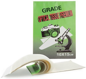 Euromex Linsenreinigungspapier, 100 Blatt pro Packung.