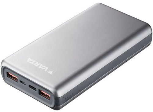 Varta Fast Fast Energy 20000 Schnelllade-Powerbank 20000mAh (3,7V) 11840 mAh (5 V), 1x Micro USB, 2x USB A, 1x USB C